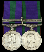 Pair: Warrant Officer Class II A. Davenport, Grenadier Guards

General Service 1918-62, 1 clasp, Cyprus (22955954...