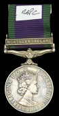 General Service 1962-2007, 1 clasp, Northern Ireland (Major G A Lonsdale-Hands RAPC) minor edge nicks, extremely...