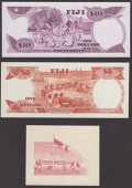 Central Monetary Authority/Reserve Bank of Fiji, reverse die proofs of $5 and $10, first used on the notes issued in...