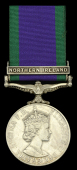 General Service 1962-2007, 1 clasp, Northern Ireland (24006609 Sgt R A White AAC) minor abrasions to edge, very...