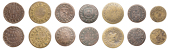 SHROPSHIRE, Bridgnorth, Borough Halfpenny, 1665, 1.69g/6h (N 3881; BW. 7); Ludlow, John Bowdler, Halfpenny, 1664,...