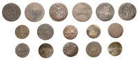 SOMERSET, Shepton Mallet, John Byrtt, Farthing, 1665, 1.22g/9h (N 4101, this piece; BW. 209), Tho. Parfit, Farthing,...