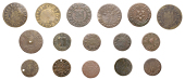 SOMERSET, Taunton, Borough Farthings, 1667 (5), 2.31g/3h, 1.23g/9h (both N 4112; BW. 227), 1.87g/12h (N 4114; BW....