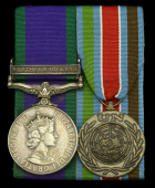 Pair: Lieutenant J. P. Trigg, Royal Anglian Regiment

General Service 1962-2007, 1 clasp, Northern Ireland (Lt J P...