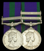 Pair: Sergeant A. Ryan, Coldstream Guards

General Service 1918-62, 1 clasp, Canal Zone (22214854 Gdsm A Ryan...