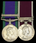 Pair: Captain D. A. Campbell, Royal Army Medical Corps

General Service 1962-2007, 1 clasp, Northern Ireland (Capt...