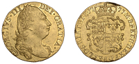 George III (1760-1820), Pre-1816 issues, Guinea, 1777, fourth bust (EGC 695; S 3728). Extremely fine with original...