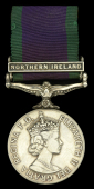 General Service 1962-2007, 1 clasp, Northern Ireland (Capt. D. W. D. C. Tilleke RPC.) minor edge nick, nearly...