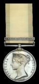 Naval General Service 1793-1840, 1 clasp, Amazon 13 March 1806 (Samuel Hoskins, Midshipman.) contained in an old but...