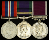 Three: Major (Quartermaster) R. P. W. Olorenshaw, Royal Tank Regiment

War Medal 1939-45; General Service...