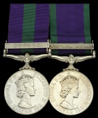 Pair: Major Ethel A. A. Meaden, Queen Alexandra’s Royal Army Nursing Corps

General Service 1918-62, 1 clasp,...