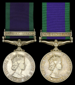 General Service 1962-2007, 1 clasp, Northern Ireland (2) (23243929 W.O. Cl. 2 W. Durose RCT.; 23212524 SSgt P Jones...