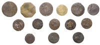 LONDON (City), Bishopsgate Within, W.I.A. at the svnn, Farthing, 0.78g/6h (N 6588; BW. 219), Charls Collins,...