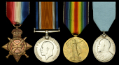 Four: Private F. Westlake, 4th (Militia) Battalion, Devonshire Regiment, later Royal Engineers

1914-15 Star...