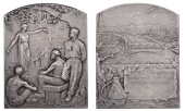 FRANCE, Anciens Élèves de l’École Centrale, Paris [Former Students of the École Centrale], 1909, a silver...