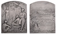 FRANCE, Anciens Élèves de l’École Centrale, Paris [Former Students of the École Centrale], 1909, a silver...
