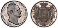 William IV (1830-1837), Proof Crown, 1831, w.w. incuse on truncation, edge plain, 27.84g/6h (L & S 1; ESC 2462; S...