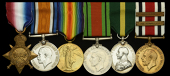 Six: Squadron Sergeant Major W. J. Tuckett, Royal 1st Devon Yeomanry

1914-15 Star (1385 Sq. S. Mjr. W. J....