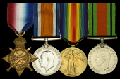 Four: Captain H. S. Adams, Devonshire Regiment, who was dangerously wounded in Salonica in 1917 and was later...