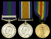 Three: Lieutenant H. E. Johnson, Devonshire Regiment, later Indian Army Service Corps

British War and Victory...