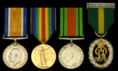 Four: Major J. H. Commin, Devon (Fortress) Royal Engineers

British War and Victory Medals (Major J. H. Commin.);...