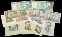 A Group of South American notes and proofs, comprising El Banco Central de Bolivia, 5000 Bolivianos, 20 December...