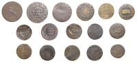 LONDON (City), Old Bailey, John Vere, Farthing, 0.89g/6h (N 7418; BW. 2120); Old Bethlem, Ephrain Clitherow,...