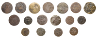 LONDON (Metropolitan Middlesex), Bedford Street, Samuell Hoare, Halfpenny, 1.59g/12h (N 8622; BW. 158); Bloomsbury,...