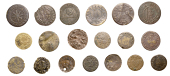 LONDON (Metropolitan Middlesex), Golden Lane, John Maxwell, Farthing, 0.42g/6h (N 7923; BW. 1168); Goswell Street,...