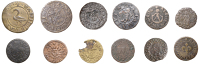 LONDON (Metropolitan Middlesex), Wapping, Benjamin Barnes, Halfpenny, 1.30g/4h (N 8504; BW. 3277), Georg Carpenter,...