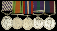 A rare Malaya operations Vampire jet pilot’s D.F.M. group of five awarded to Master Pilot A. E. Cover, 60...