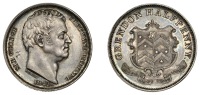 Miscellaneous Tokens and Checks, WARWICKSHIRE, Grendon, Sir George Chetwynd, 1842, silver, by T. Halliday, bust...