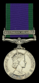 A rare General Service Medal for Northern Ireland awarded to Captain J. Williamson, Royal Gibraltar...