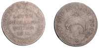 19th Century Tokens, LINCOLNSHIRE, Louth, Cornelius Stovin and Henry Chapman, Shilling, 1811, value, rev. fleece,...