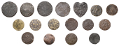 SUSSEX, Arundel, John Pellet, Farthing, 1659, 0.88g/6h (KR 9; N 5177; BW. 12); Chichester, Mathew Ball, Farthing,...