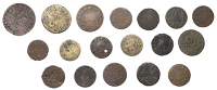 SUSSEX, Cliffe, Mary Akehurst, Halfpenny, 1667, 1.61g/6h (N 5213; BW. 73); Eastbourne, John Ellphicke, Farthing,...
