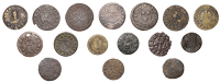 WARWICKSHIRE, Solihull, John Brandan, Halfpence (2), 1666, 0.86g/6h (N 5348; BW. 133), 1668, 1.94g/12h (N 5349; D...