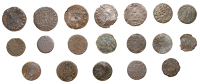 WILTSHIRE, Lavington, John Hayward, Farthing, 1653, 0.77g/12h (N 5489; BW. 102), Robert Hayward, Farthing, 0.43g/2h...