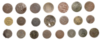 WILTSHIRE, Salisbury, City Farthing, 1659, 2.23g/6h (N 5537; BW. 164), George Clemens, Farthing, 1664, 0.83g/6h (N...
