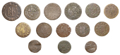 YORKSHIRE, Beverley, Timothey Browne, Halfpenny, 1668, 1.81g/12h (N 5800; BW. 24), George Lamplugh, Halfpenny, 1666,...