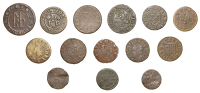 YORKSHIRE, Beverley, Timothey Browne, Halfpenny, 1668, 1.81g/12h (N 5800; BW. 24), George Lamplugh, Halfpenny, 1666,...