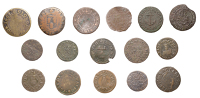 YORKSHIRE, Kingston-upon-Hull, Samuell Birkby, Farthing, 1666, 0.97g/3h (N 5892; BW. 135); William Birkby,...