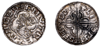 Cnut (1016-1035), Penny, Quatrefoil type, Cambridge, Leofsige, +liofsige me gra, Thetford A dies, 1.03g/7h (SCBI...