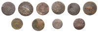 YORKSHIRE, Kippax, Obadiah Moore, Halfpenny, 1669, o memento finis, 1.89g/12h (N 5916; D 167A); Kirkbymoorside, John...