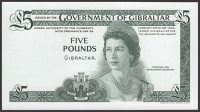 Government of Gibraltar, an obverse die proof £5, ND (1975), green, uncirculated, very rare
BNB B119pr, Pick 21pr	...