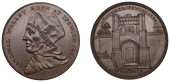 18th Century Tokens, Ipswich, James Conder, Milton’s second Penny, 1795, bust of Cardinal Wolsey left, rev....