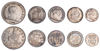 19th Century Tokens, IRELAND, George III, Bank of Ireland, 30 Pence, 1808, 12.37g/12h (S 6616), Ten Pence (2), 1805,...