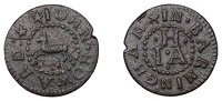 17th Century Tokens, Barningham, John Howard, Farthing, 1.12g/12h (N 4237; BW. 4). Tiny edge chip, otherwise very...