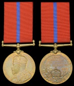 Coronation Metropolitan Police medal, 1902, crowned bust left, rev. legend in four lines, named on edge (p.s. g....