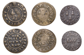 17th Century Tokens, Cratfield, Robert Pallant, Halfpenny, 1668, 1.23g/12h (N 4312; BW. 104); John Williams,...